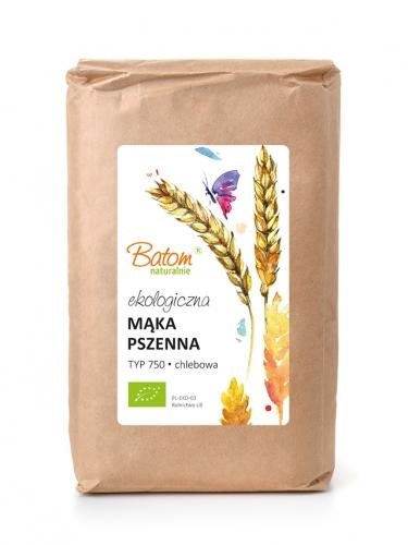 Mąka pszenna TYP 750 chlebowa 1kg*BATOM*BIO - opakowanie zbiorcze po 10 szt.