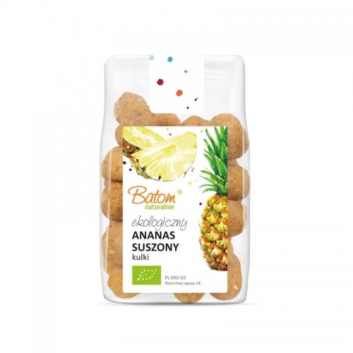 Ananas suszony kulki 100g*BATOM*BIO 