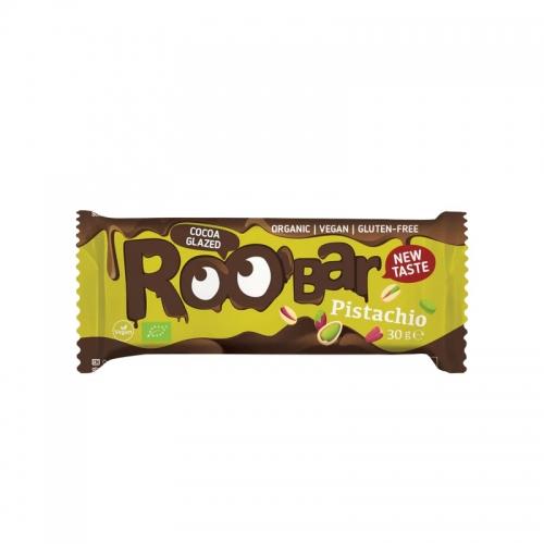Baton pistacjowy w czekoladzie bezglutenowy 30g*ROOBAR*BIO 