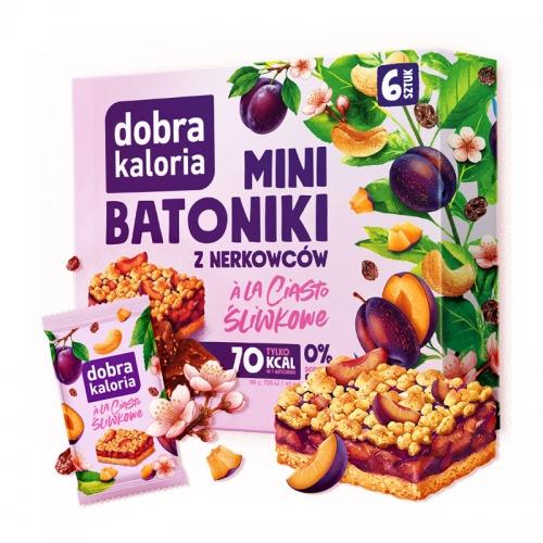 BATONIKI D.KALORIA MINI ALA CIASTO ŚLIWKOWE 102G (6x17G) EK