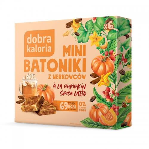 Mini batoniki z nerkowców à la pumpkin spice latte bez cukru 102g*DOBRA KALORIA*