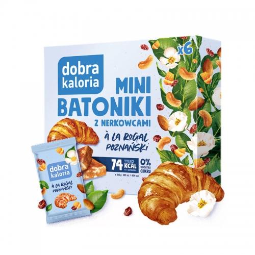 Batoniki z nerkowców à la rogal poznański bez cukru 6szt*DOBRA KALORIA*
