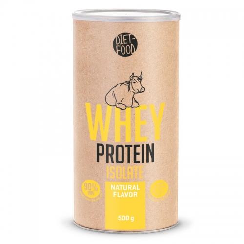 Białko serwatkowe naturalne izolat 500g*DIET-FOOD* 