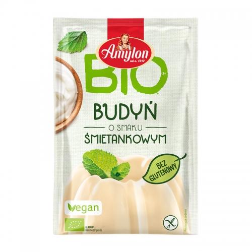 Budyń śmietankowy bezglutenowy 40g*AMYLON*BIO