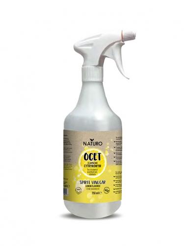 Ocet do czyszczenia o zapachu cytrynowym spray 750ml*NATURO*
