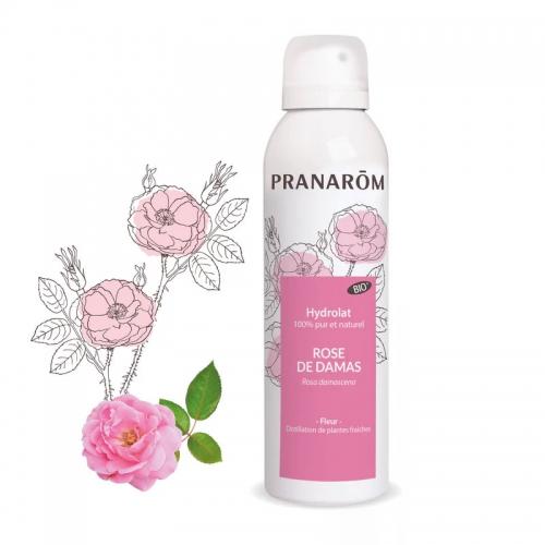 Hydrolat różany **Róża damasceńska / Rosa damascena** spray 150ml*PRANARÔM*EKO