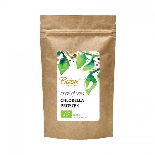 Chlorella proszek 100g*BATOM*BIO - opakowanie zbiorcze po 6 szt.