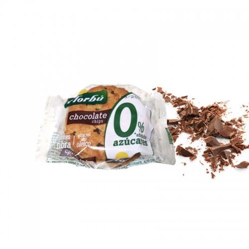 Ciasteczka z czekoladą bez dodatku cukru 45g*FLORBU*  - najlepiej spożyć przed: 31.10.2026 - najniższa cena w okresie 30 dni przed promocją: 2,99 zł