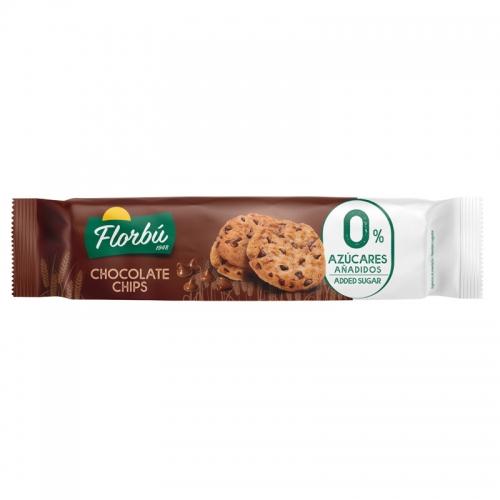 Ciasteczka z kawałkami czekolady bez dodatku cukru 120g*FLORBU*