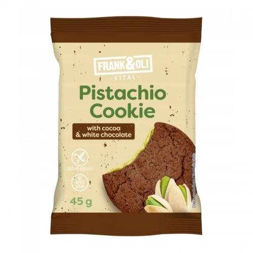 CIASTECZKO MIĘKKIE FRANK OLI PISTACHIO/COCOA 45G BEZGLUTENOWE 