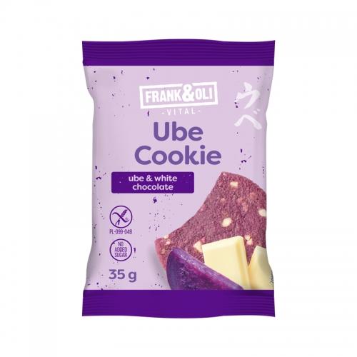 CIASTECZKO MIĘKKIE FRANK OLI UBE Z BIAŁĄ CZEKOLADĄ 35G BEZGLUTENOWE 
