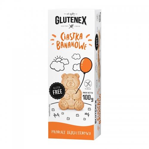 Ciastka bananowe bezglutenowe 100g*GLUTENEX*