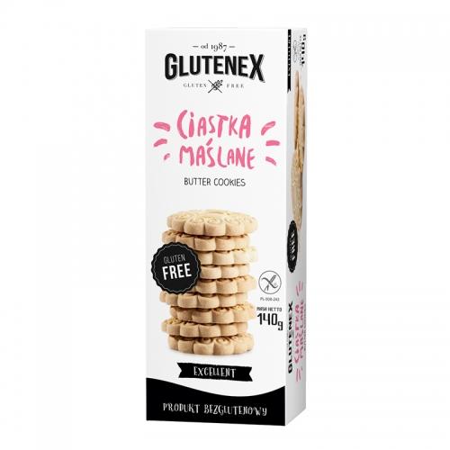 Ciastka maślane bezglutenowe 140g*GLUTENEX*