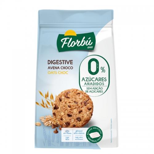 Ciastka owsiane z czekoladą bez dodatku cukru 245g*FLORBU*