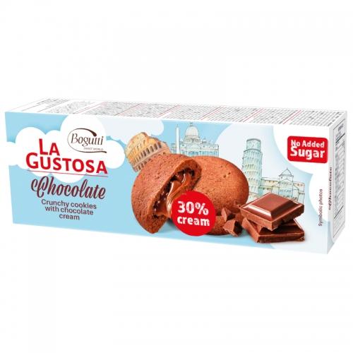Ciastka z kremem czekoladowym bez cukru 150g*BOGUTTI*