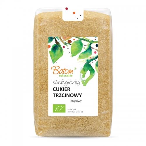 Cukier trzcinowy brązowy 1kg*BATOM*BIO