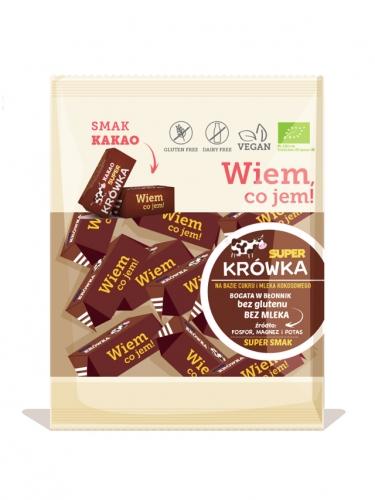 Cukierki **Krówki** bezmleczne kakaowe 150g*WIEM CO JEM*BIO