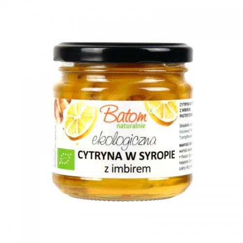 Cytryna z imbirem w syropie 220g*BATOM*BIO