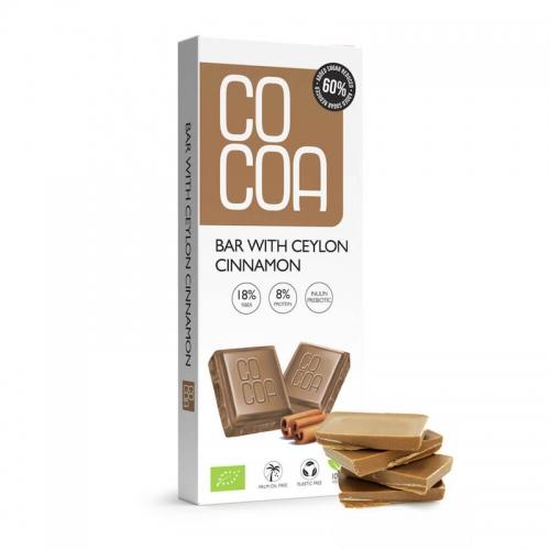 Czekolada z cynamonem cejlońskim 40g*COCOA*BIO