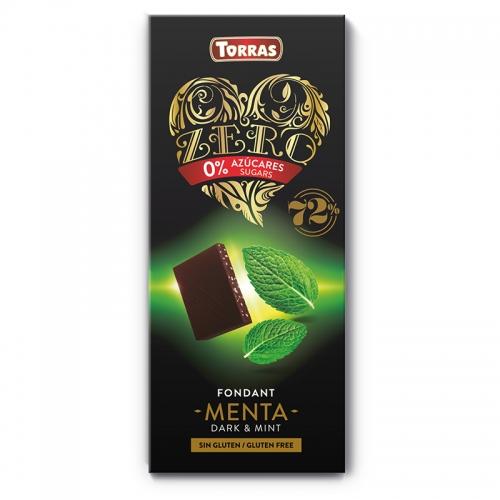 Czekolada gorzka / mięta bez cukru 100g*TORRAS ZERO*