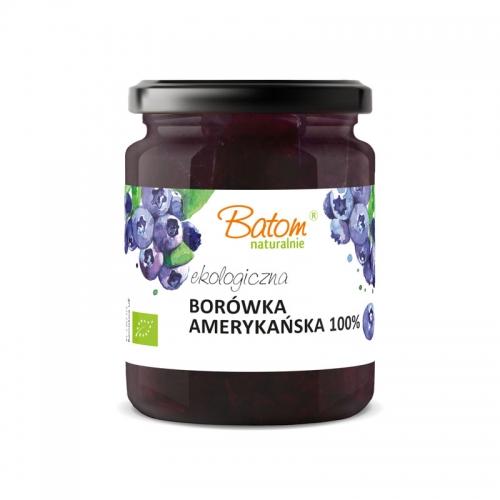 Dżem z borówki amerykańskiej 100% bez cukru 240g*BATOM*BIO 