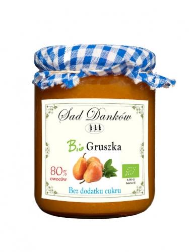 Dżem gruszkowy słodzony sokiem jabłkowym 260g*SAD DANKÓW*BIO