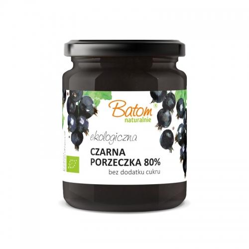 Dżem z czarnej porzeczki 80% słodzony sokiem jabłkowym 260g*BATOM*BIO
