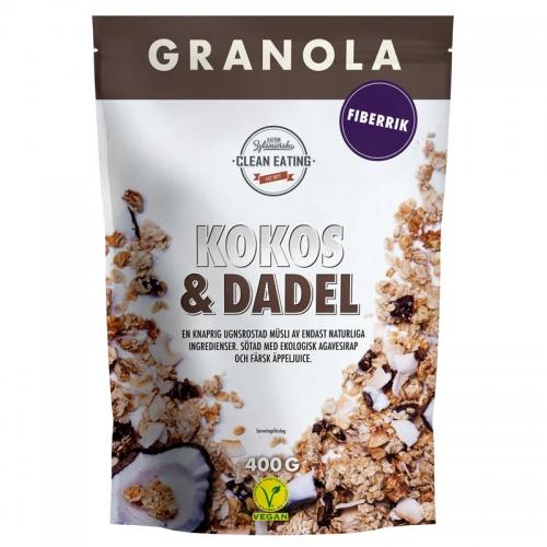 Granola **Kokos / Daktyl** bez cukru 400g*CLEAN EATING*  