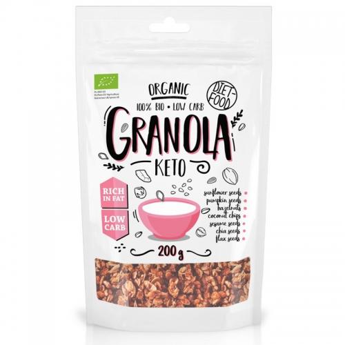 GRANOLA DIET-FOOD KETO 200G BIO 