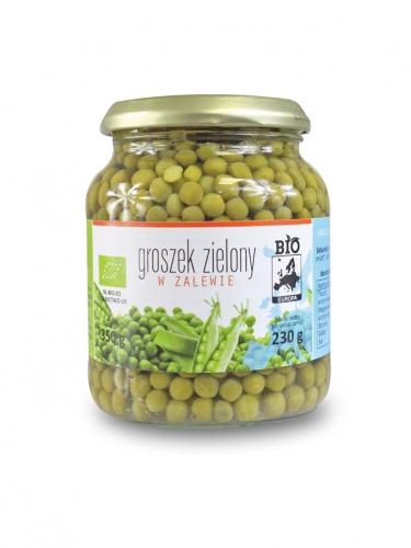 Groszek zielony w zalewie słoik 350g*BIO PLANET*BIO