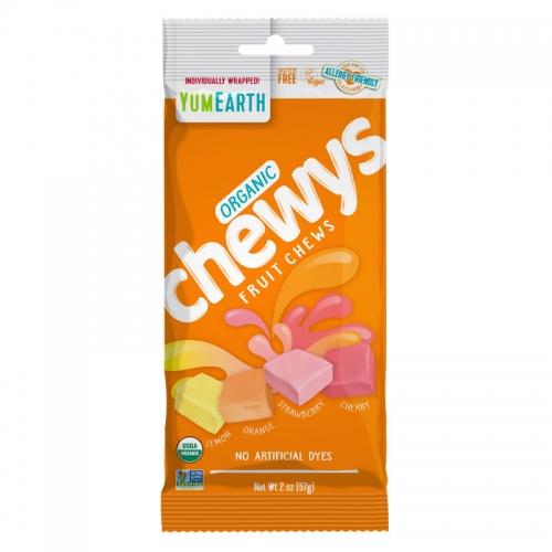GUMY ROZPUSZCZALNE CHEWYS BEZGLUT YUMEARTH 57G BIO