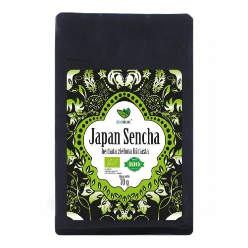 Herbata **Japan Sencha** zielona liściasta 70g*ECOBLIK*BIO