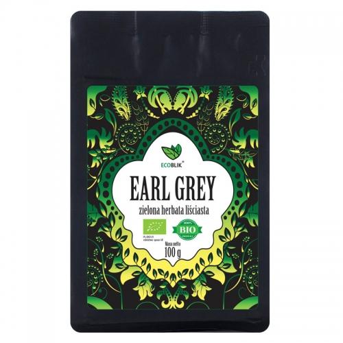 HERBATA ECOBLIK ZIELONA EARL GREY 100G BIO 