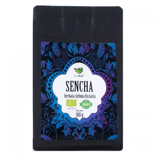 HERBATA ECOBLIK ZIELONA SENCHA 100G BIO 