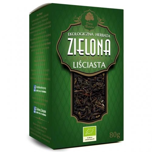 Herbata zielona cejlońska liściasta 80g*DARY NATURY*BIO