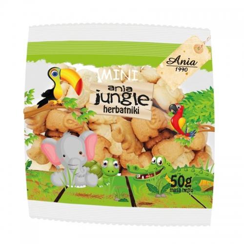 Herbatniki pszenne **Mini zoo** 50g*ANIA*