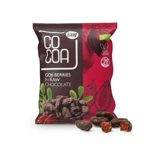 Jagody goji w surowej czekoladzie RAW 70g*COCOA*BIO