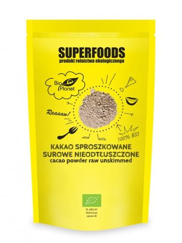 Kakao surowe nieodtłuszczone proszek 150g*BIO PLANET SUPERFOODS*BIO