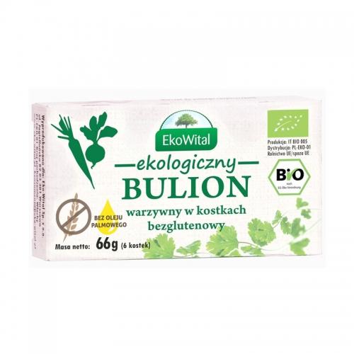 Kostki rosołowe / bulion warzywny bezglutenowy 6 sztuk*EKOWITAL*BIO