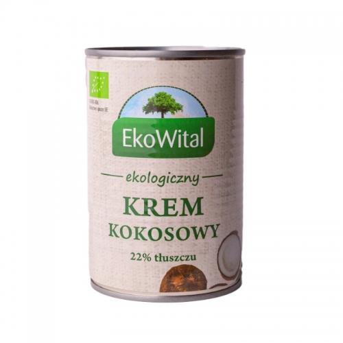 Krem kokosowy w puszce 22% 400ml*EKOWITAL*BIO