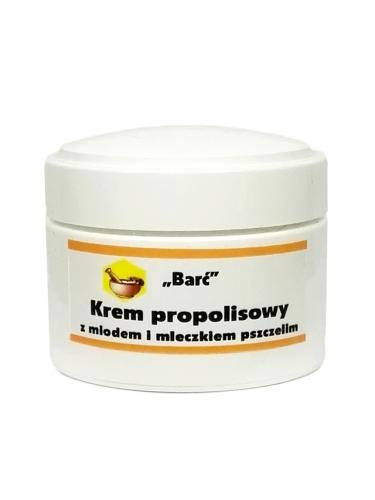 Krem propolisowy / miód / mleczko pszczele 50ml*BARĆ*   