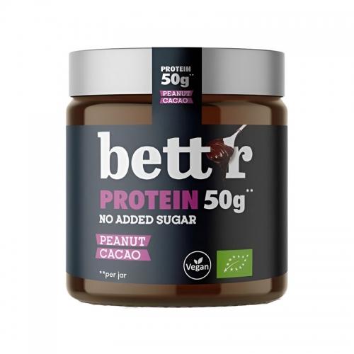 Krem z orzechów arachidowych z kakao bez cukru 250g*BETTR*BIO