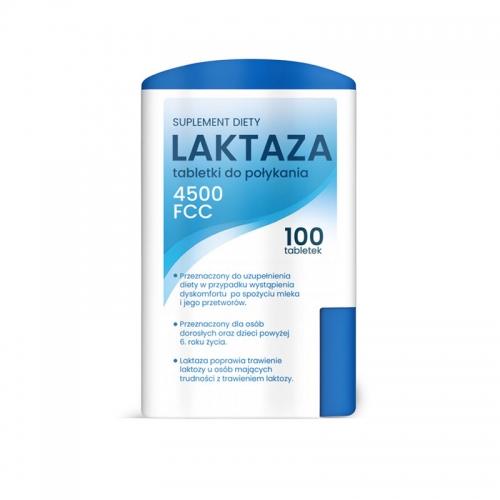 Laktaza tabletki 4500 FCC 100szt*DOMOS POLSKA* - suplement diety