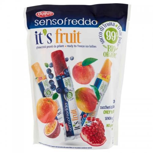 Lody owocowe **Sensofreddo** bez cukru do zamrożenia 10 x 40ml*DOLFIN*BIO