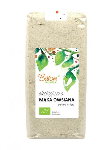 Mąka owsiana pełnoziarnista 500g*BATOM*BIO