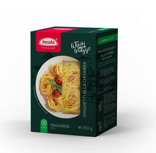 Makaron kukurydziany **Spaghetti alla Chitarra** spaghetti gniazdka bezglutenowy 250g*INCOLA* 