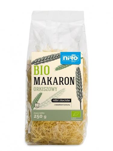 Makaron orkiszowy nitki złociste 250g*NIRO*BIO