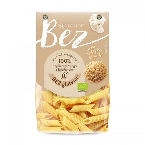 MAKARON BARTOLINI BEZGLUT PENNE RYŻU BRĄZOWEGO Z KALAFIOREM 250G BIO TA