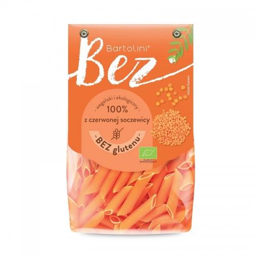 Makaron z soczewicy pióra / penne bezglutenowy 250g*BARTOLINI*BIO