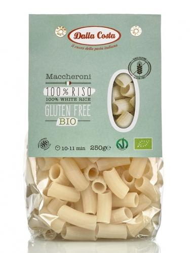 Makaron ryżowy rurka maccheroni bezglutenowy 250g*DALLA COSTA*BIO